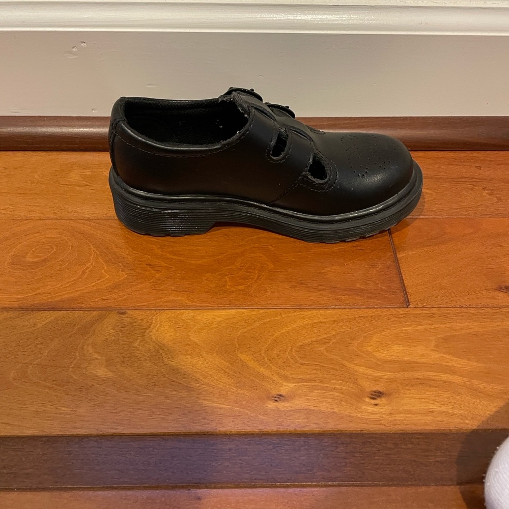 Dr Marten Kids Size 12 Black Mary Jane’s Style 8065 - Picture 7 of 14